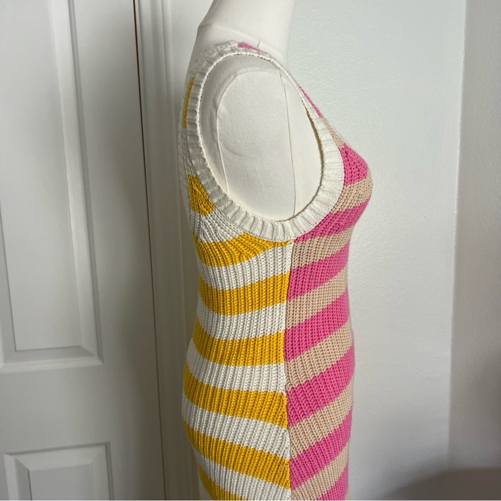 STAUD Seashore Ribbed Knit Tank Midi Dress - Picture 7 of 9